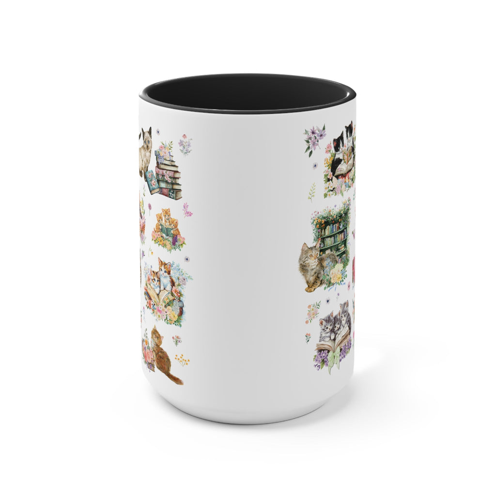 Bookish Cat Coffee Mug
