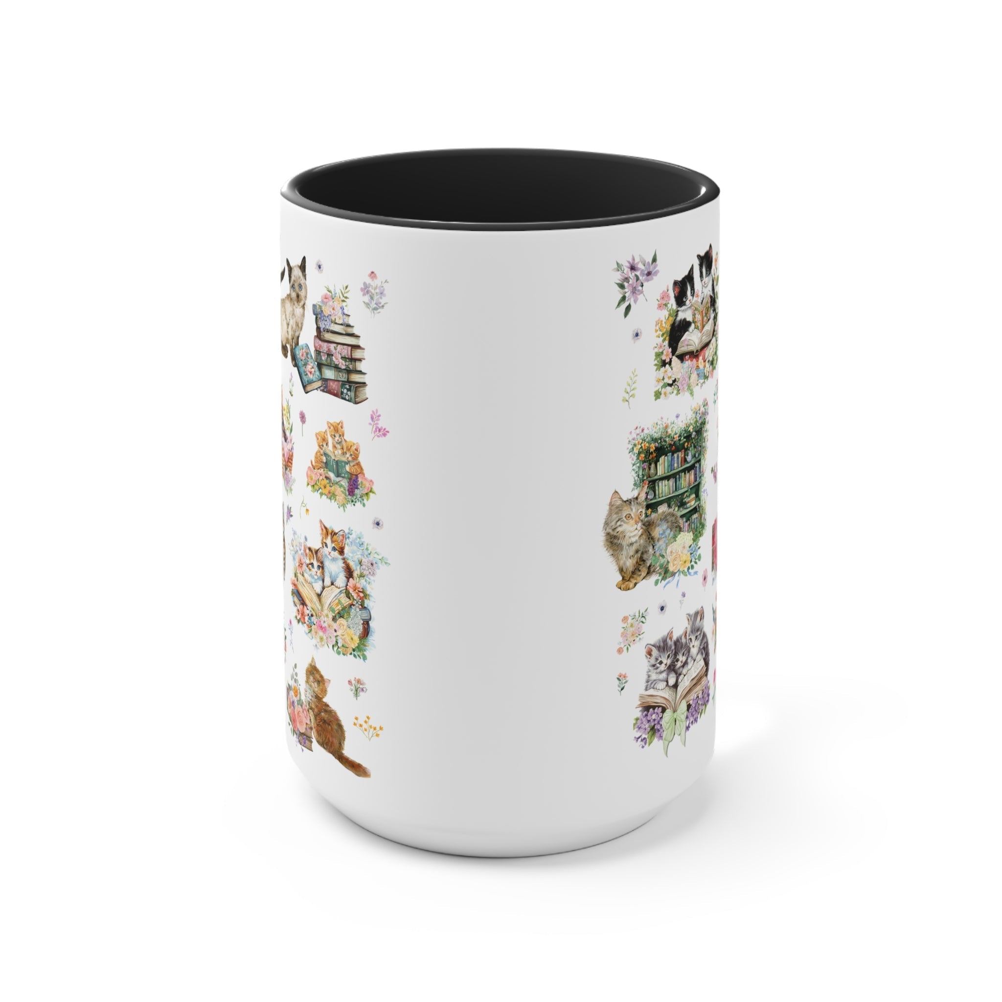 Bookish Cat Coffee Mug