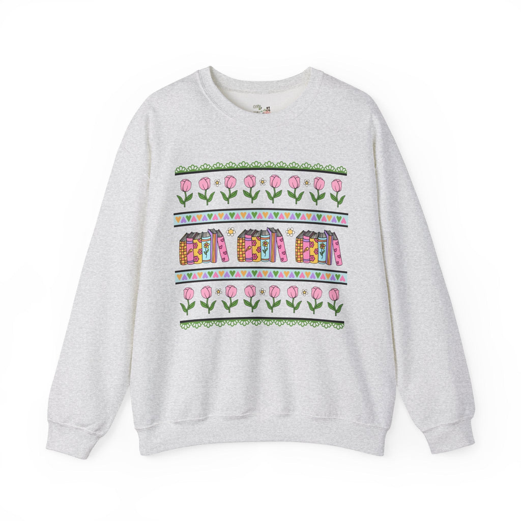 Floral Bookish Sweatshirt
