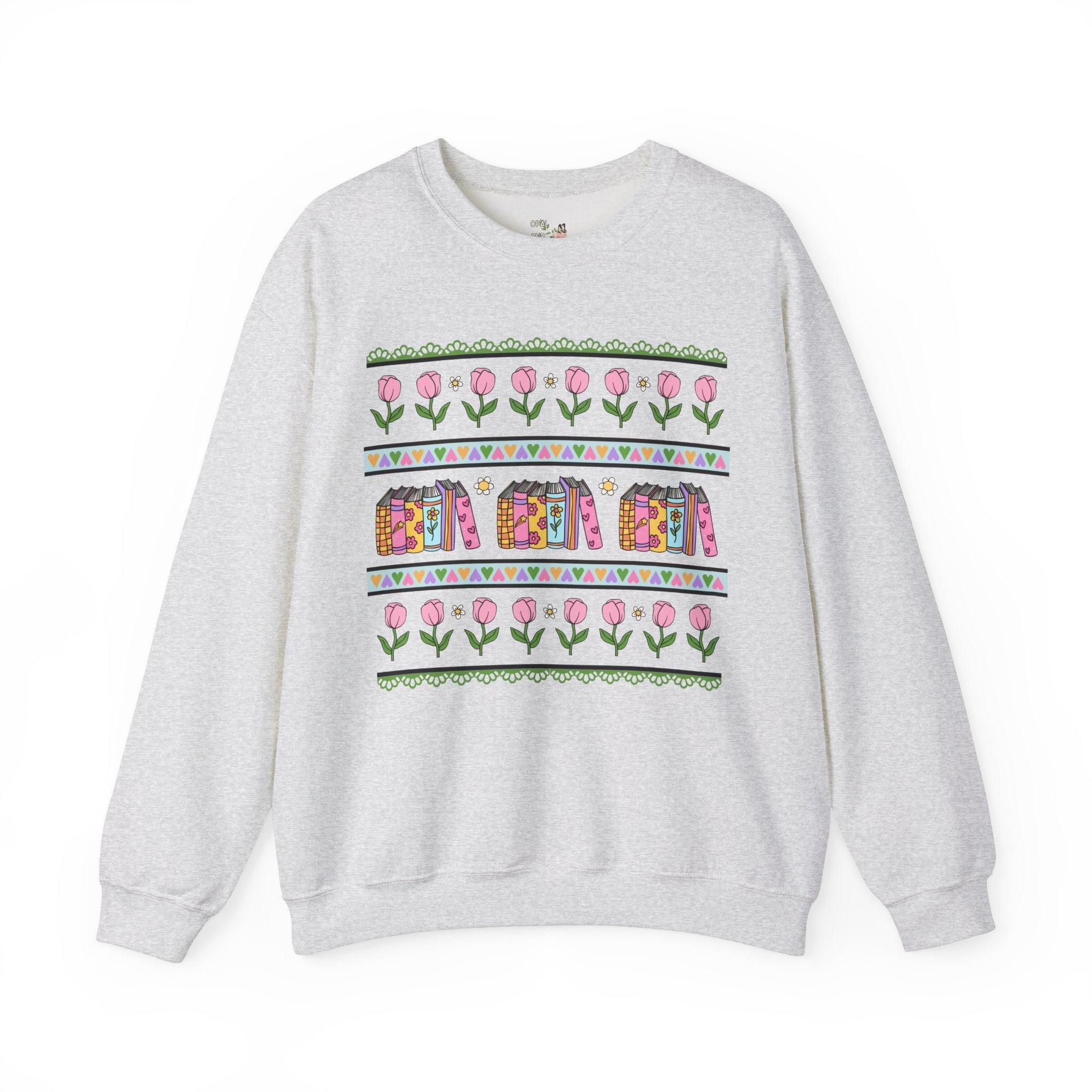 Floral Bookish Sweatshirt